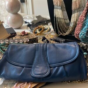 Blue Mystery Clutch